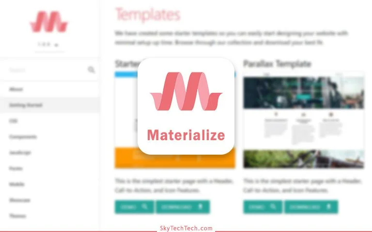 أشهر 5 إطار عمل CSS3 لعام 2022 - CSS Frameworks 5 Materialize
