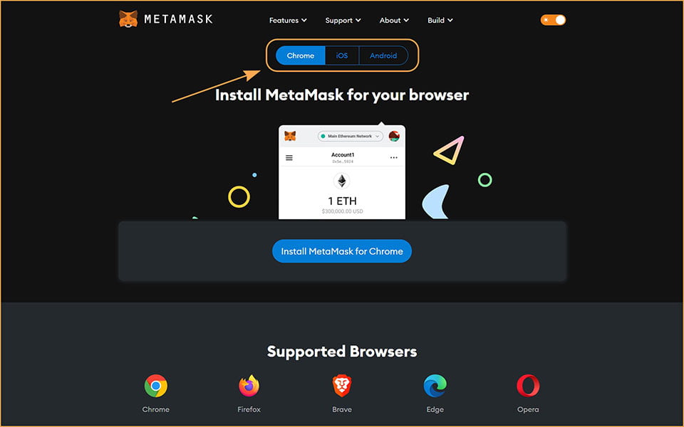 منصة OpenSea أكبر موقع NFT 3 تنزيل Metamask